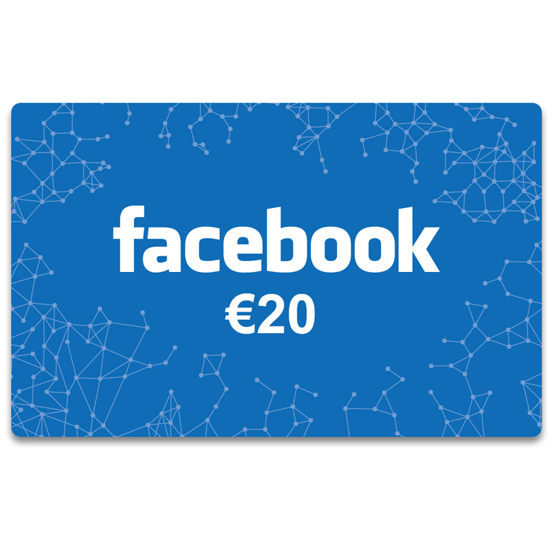 Facebook Gift Card 20 Euro Facebook Gift Card 20 Euro