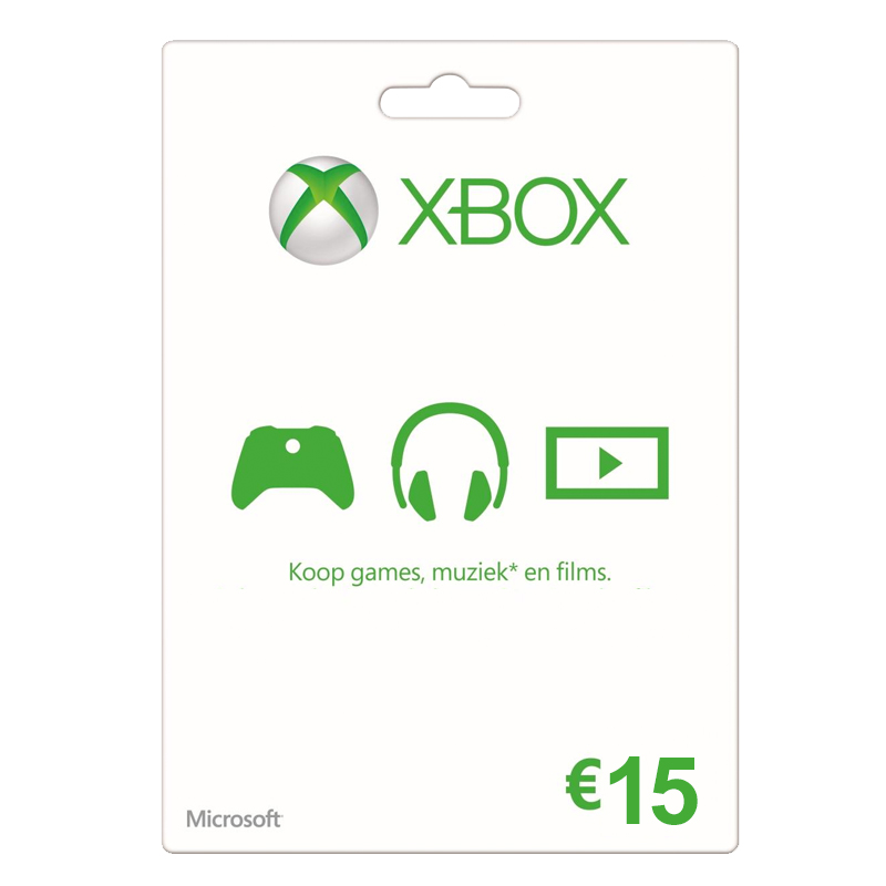 XBOX Gift Card 15 Euro XBOX Gift Card 15 Euro