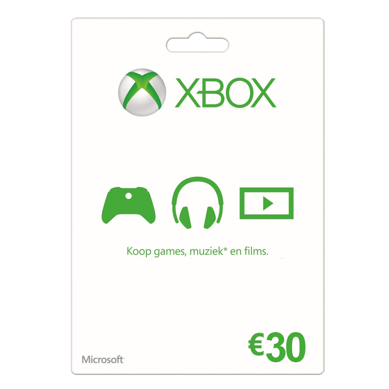 XBOX Gift Card 30 Euro XBOX Gift Card 30 Euro