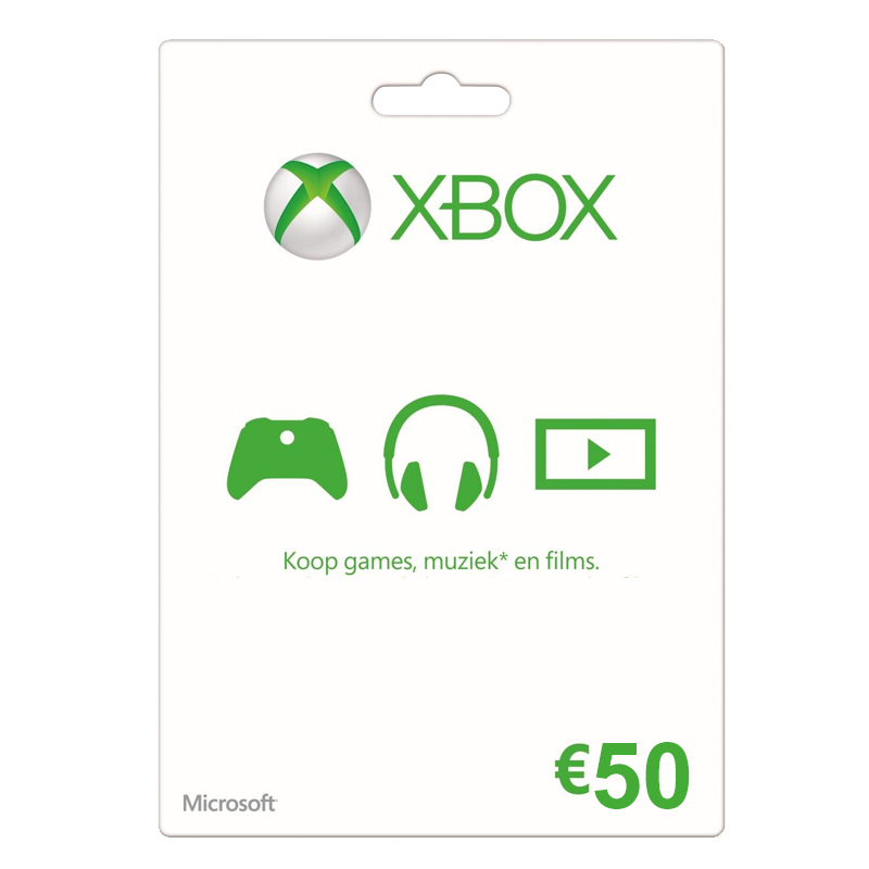 XBOX Gift Card 50 Euro XBOX Gift Card 50 Euro